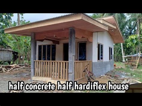 SIMPLE YET ELEGANT HALF CONCRETE HALF HARDIFLEX .